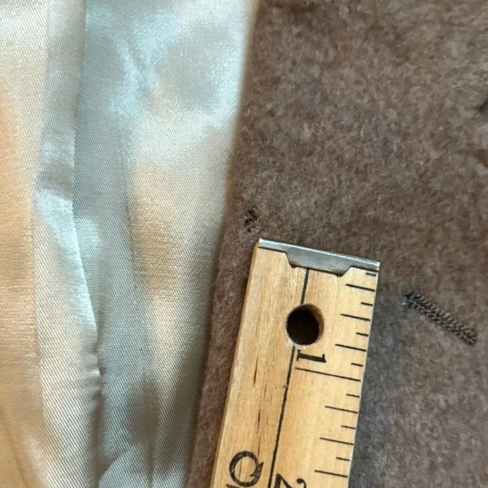 Vtg Chaps Ralph Lauren Camel Wool Flannel Sport Coat Men 40R Brown Cashmere USA